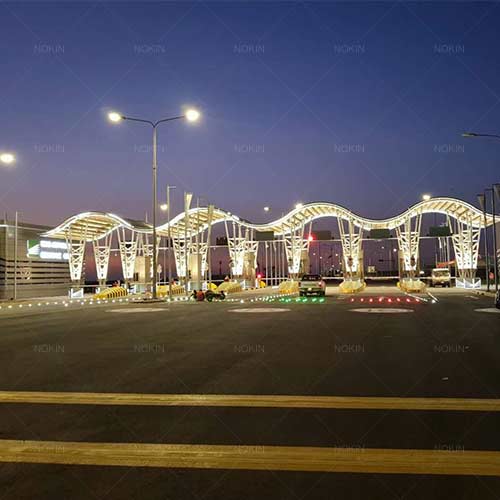 NOKIN Wired LED Road Stud Installed In Saudi Arabia Highways